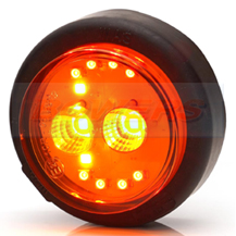 WAS W238 12v/24v Compact 60mm LED Rear Combination Light Lamp